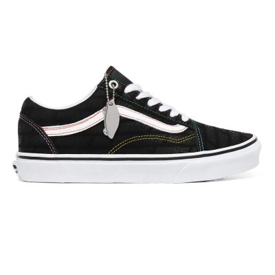 Vans Emboss Old Skool - Kadın Spor Ayakkabı (Siyah)